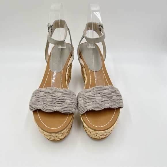 Splendid Women's Marlene Gray Espadrille Platform Wedges Sandals Size 6.5 NEW - Picture 3 of 15